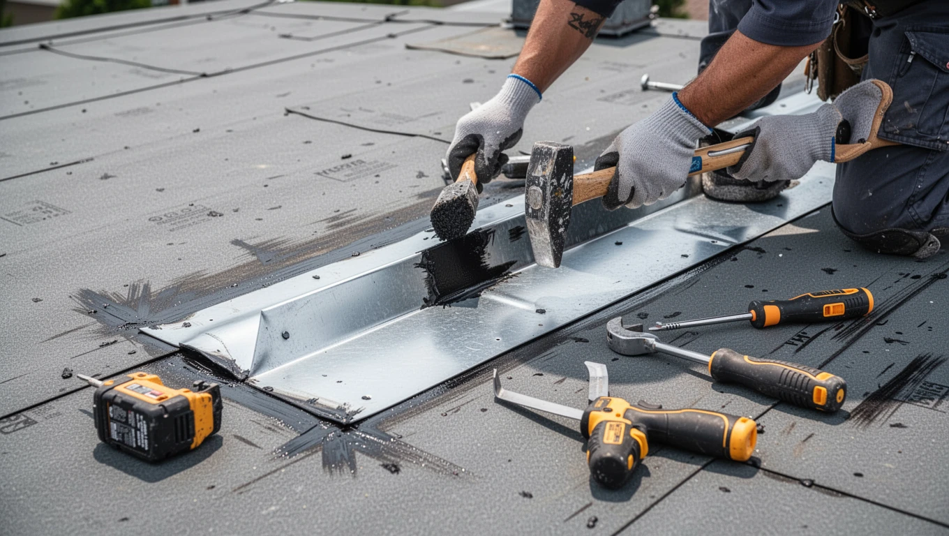 Roof Flashing Repair
